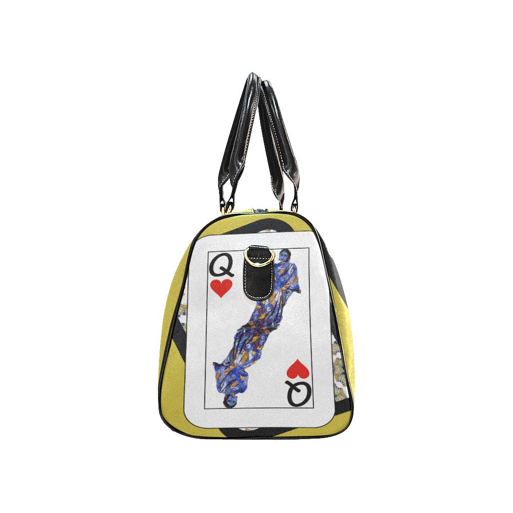 Play Your Hand...Queen Heart No. 3 Travel Bags