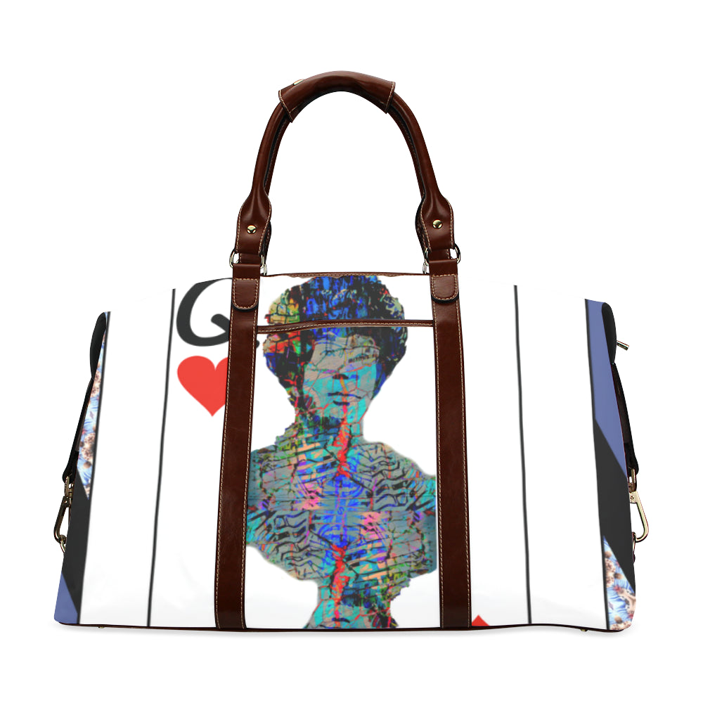 Play Your Hand...Queen Heart No. 2 Travel Bags