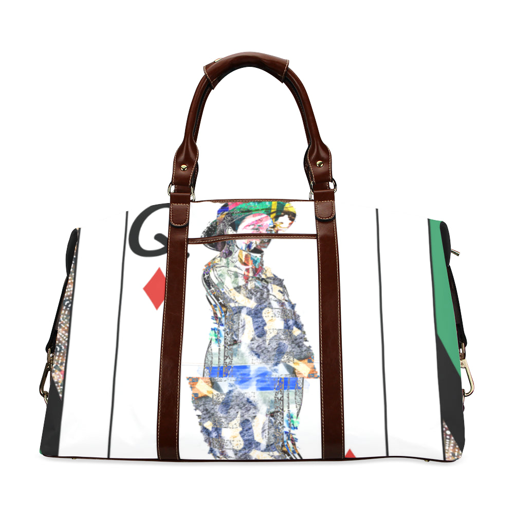 Play Your Hand...Queen Diamond No. 4 Travel Bags