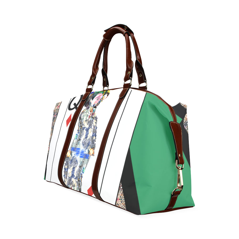 Play Your Hand...Queen Diamond No. 4 Travel Bags