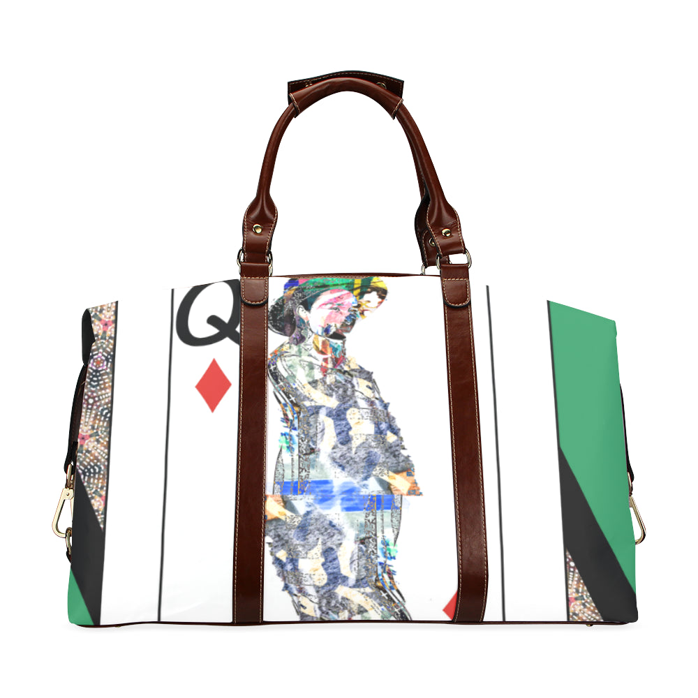Play Your Hand...Queen Diamond No. 4 Travel Bags