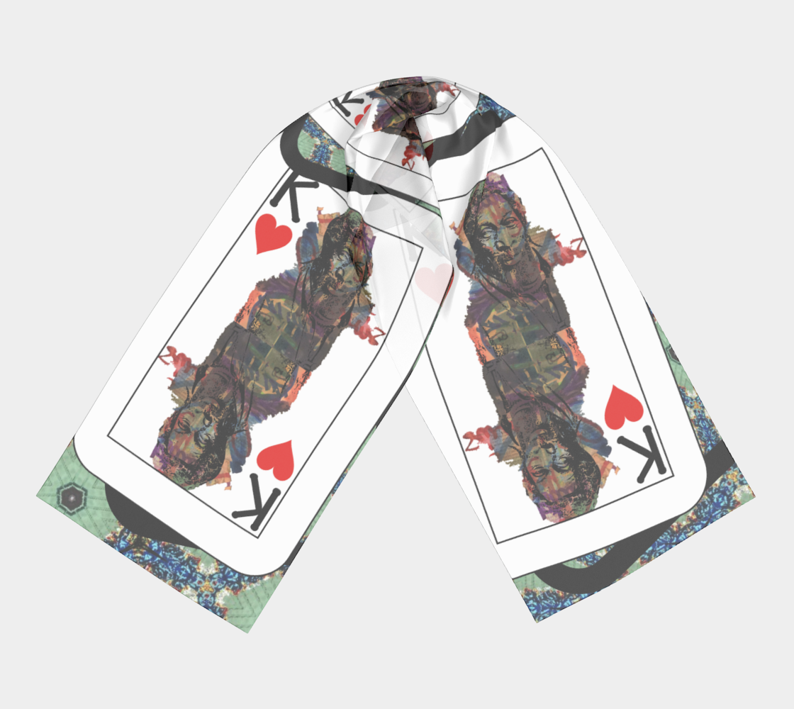Play Your Hand...King Heart No. 1 Scarves