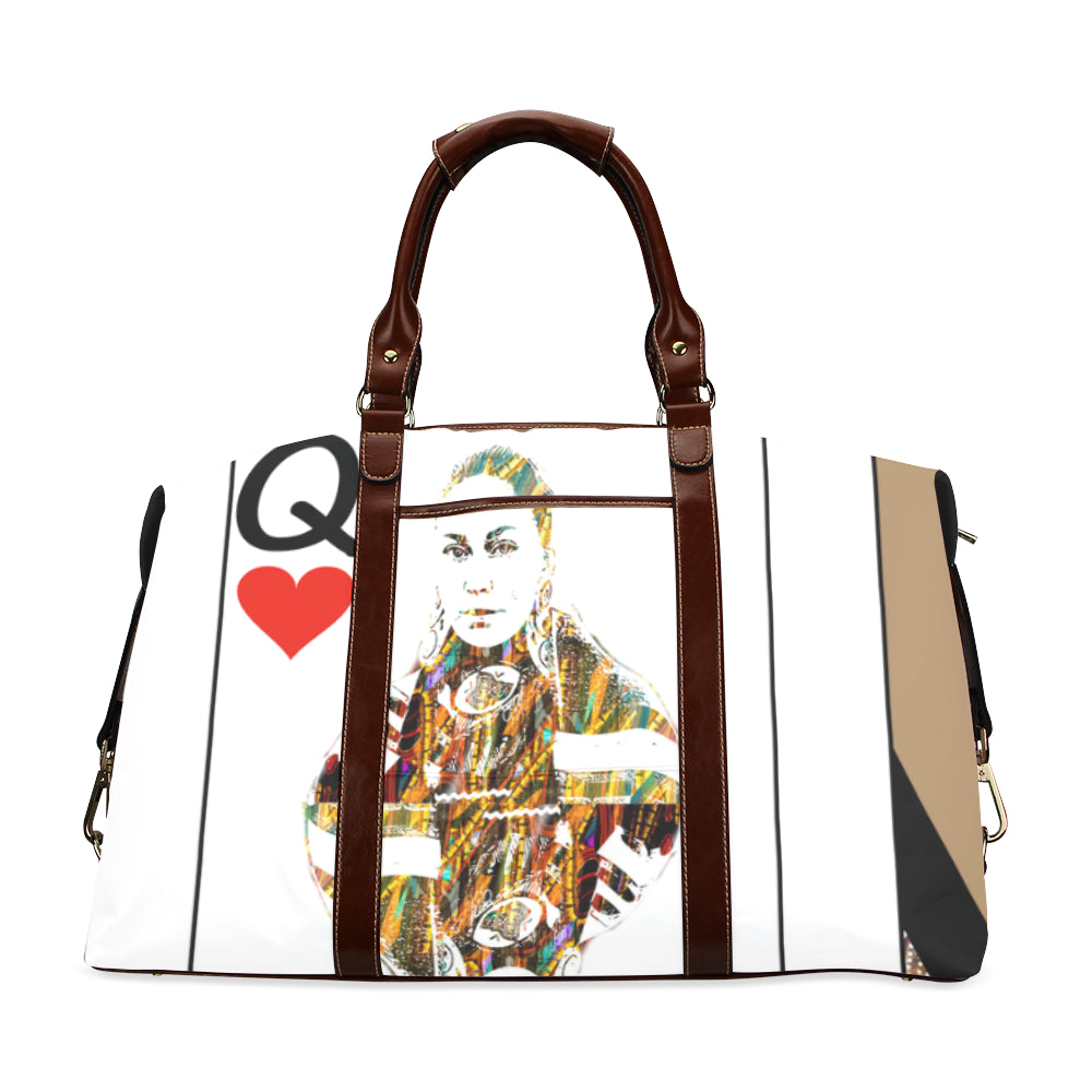 Play Your Hand...Queen Heart No. 4 Travel Bags
