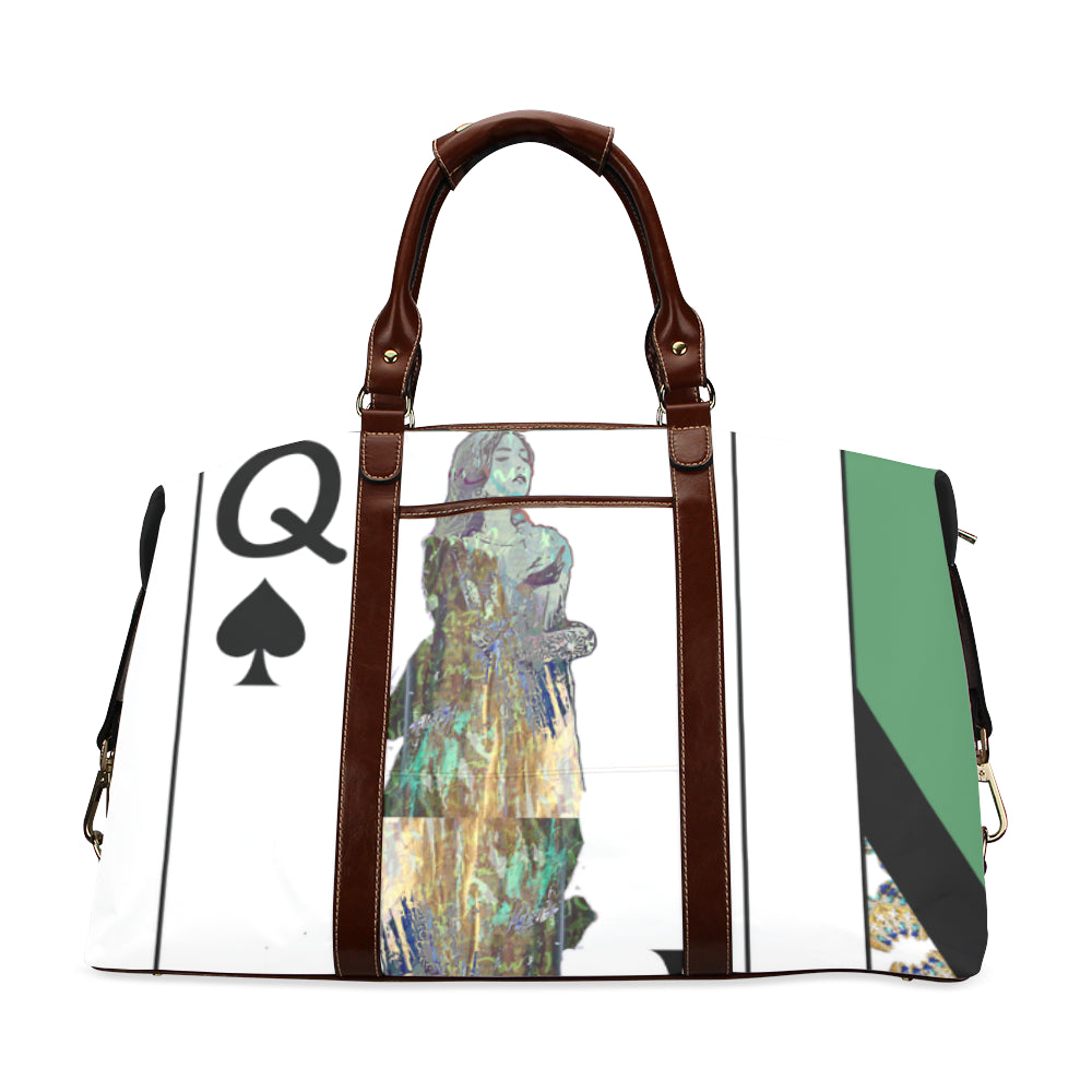 Play Your Hand...Queen Spade No. 3 Travel Bags