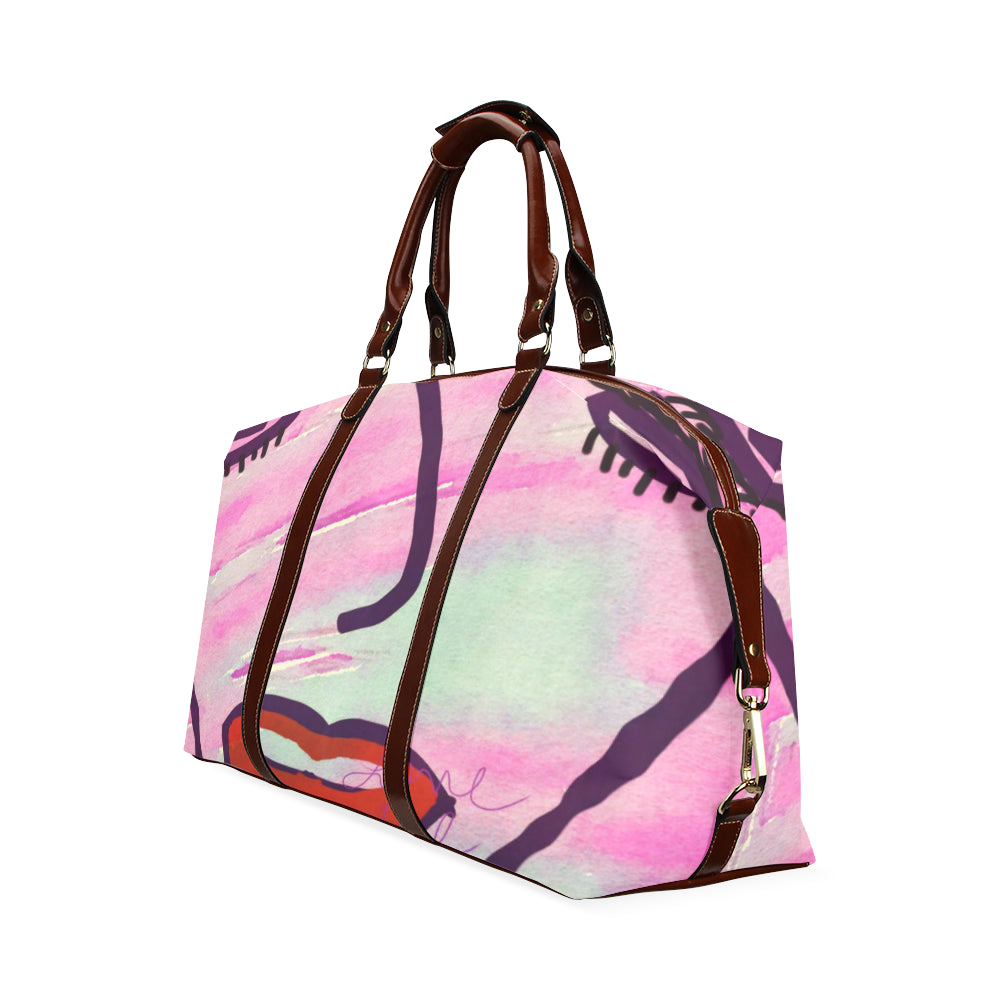 She Said Live In Color Travel Bags