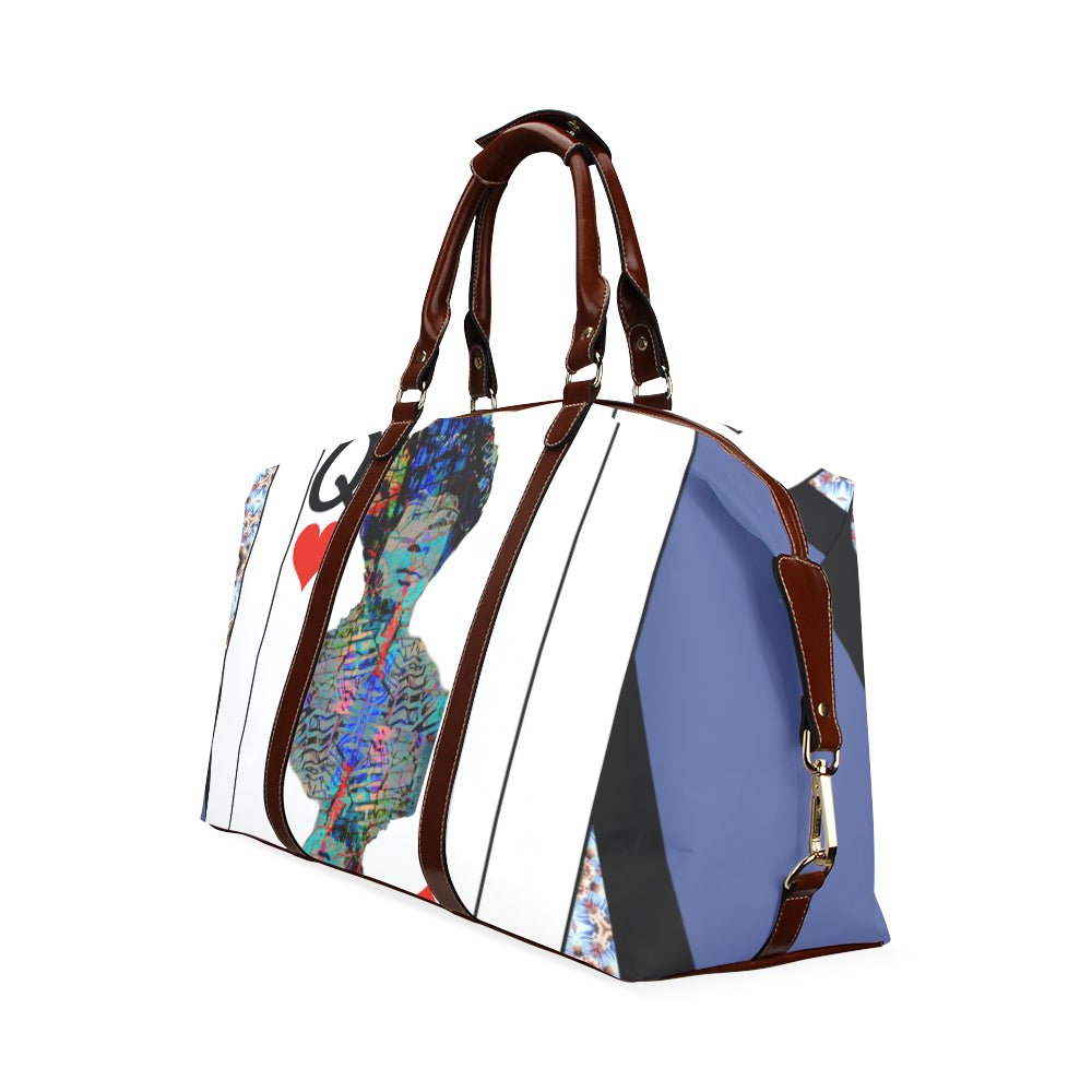 Play Your Hand...Queen Heart No. 2 Travel Bags