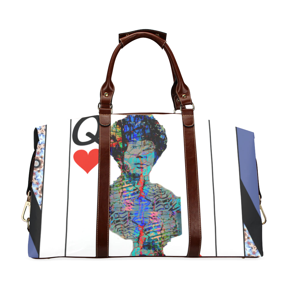 Play Your Hand...Queen Heart No. 2 Travel Bags