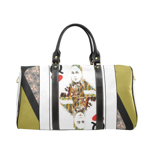 Play Your Hand...Queen Heart No. 4 Travel Bags