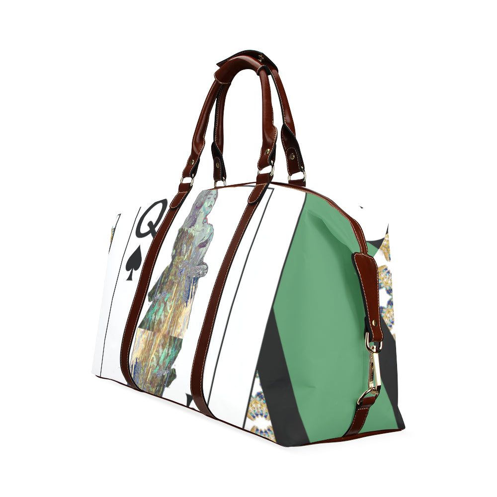 Play Your Hand...Queen Spade No. 3 Travel Bags