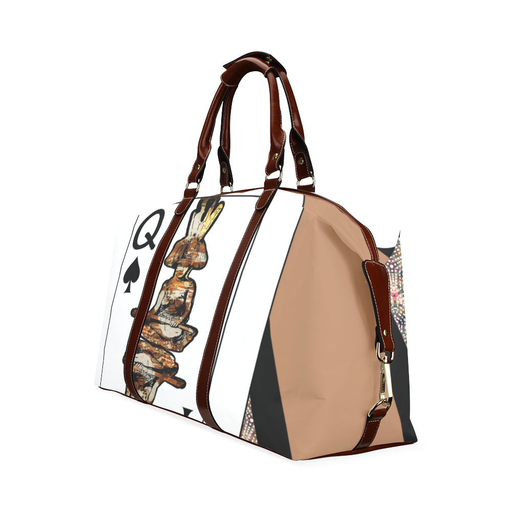 Play Your Hand...Queen Spade No. 4 Travel Bags