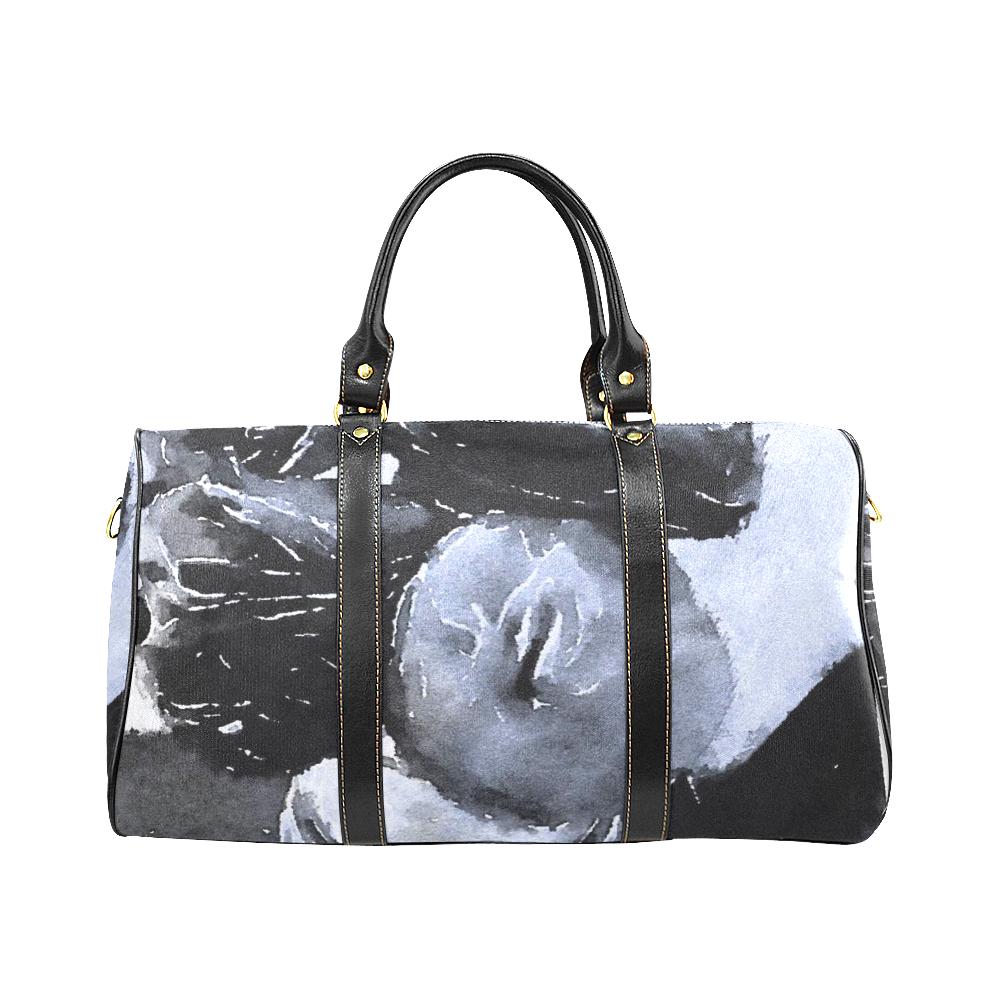 Love Lives Black and White Travel Bags