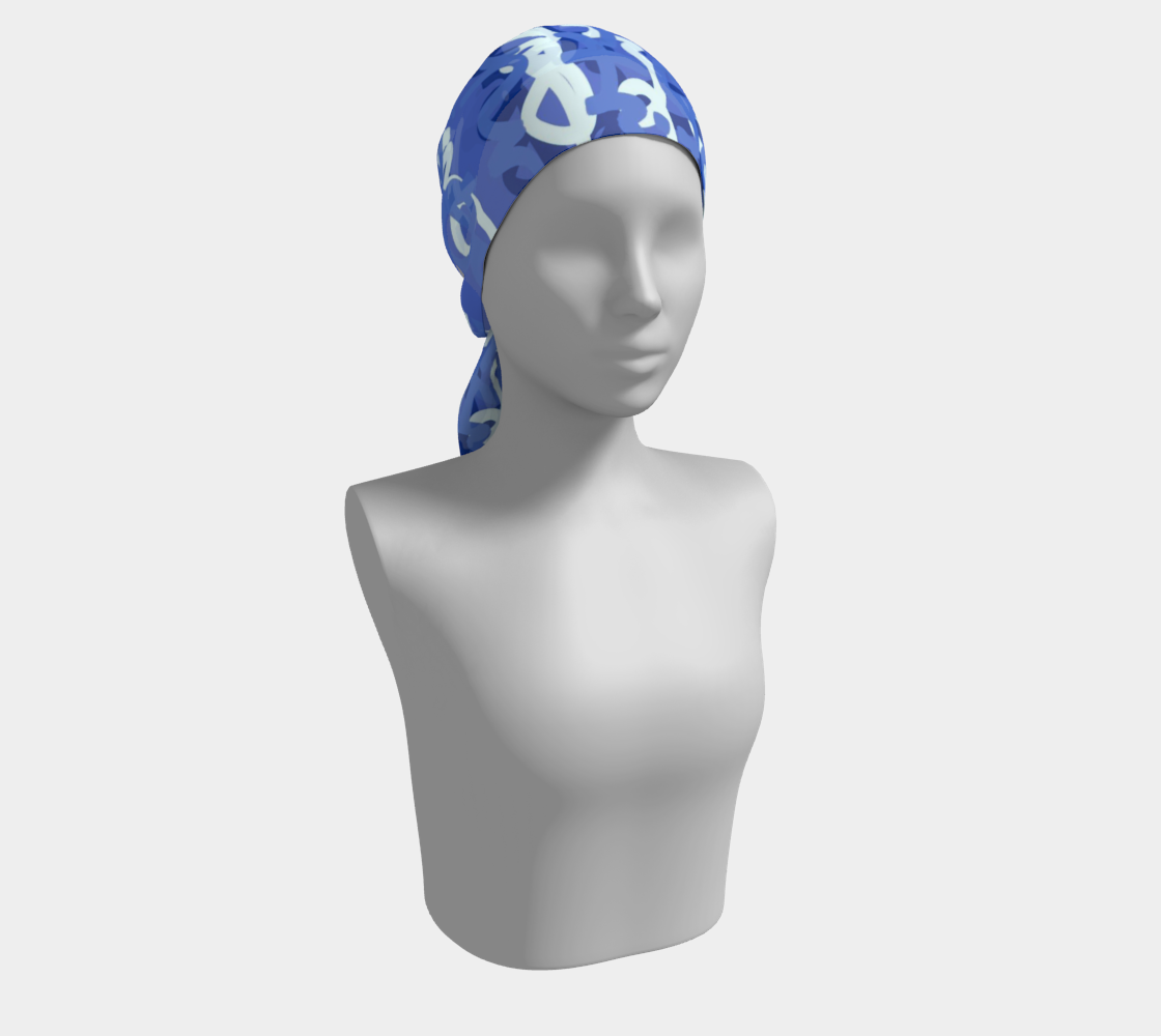Love All Day Blue Scarves