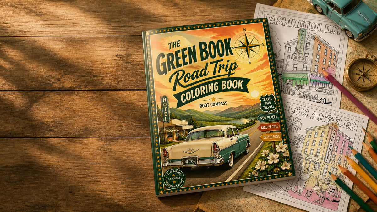 Green Book Coloring Book Digital Download
