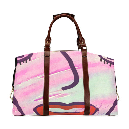 She Said Live In Color Travel Bags