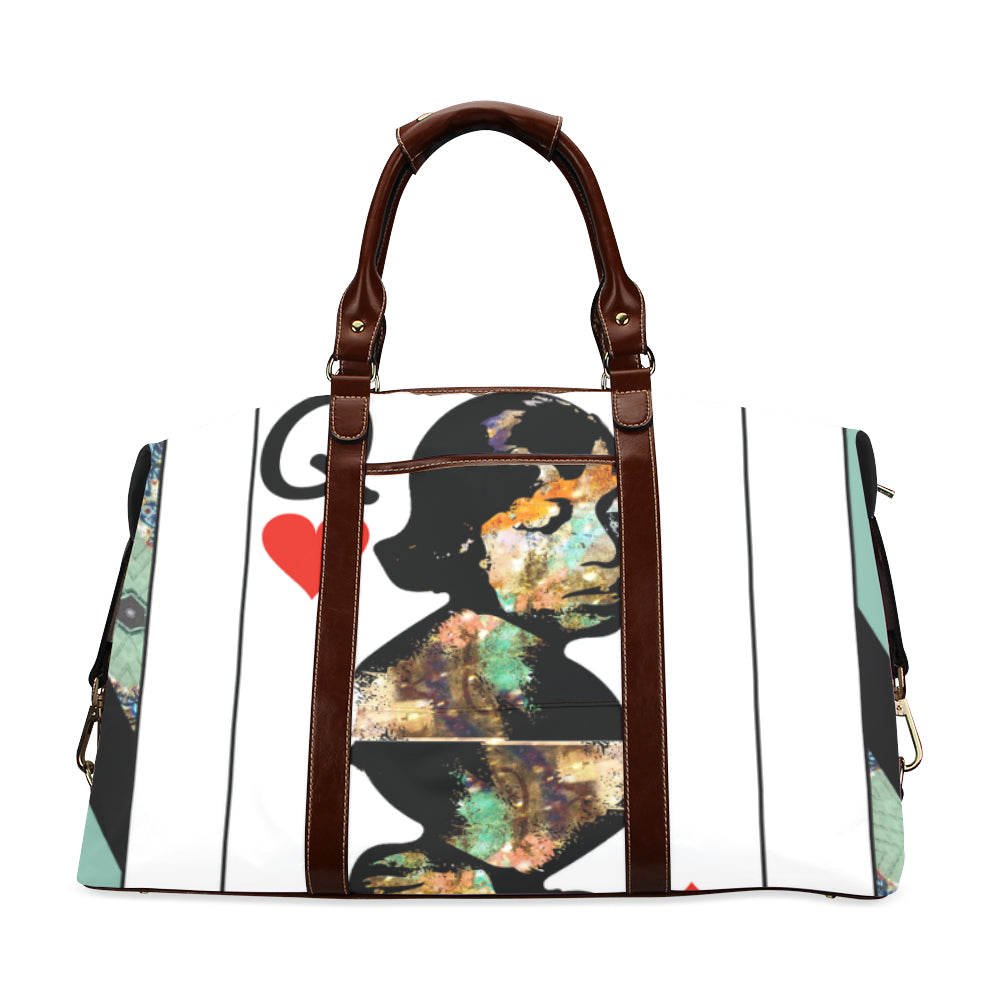 Play Your Hand...Queen Heart No. 1 Travel Bags