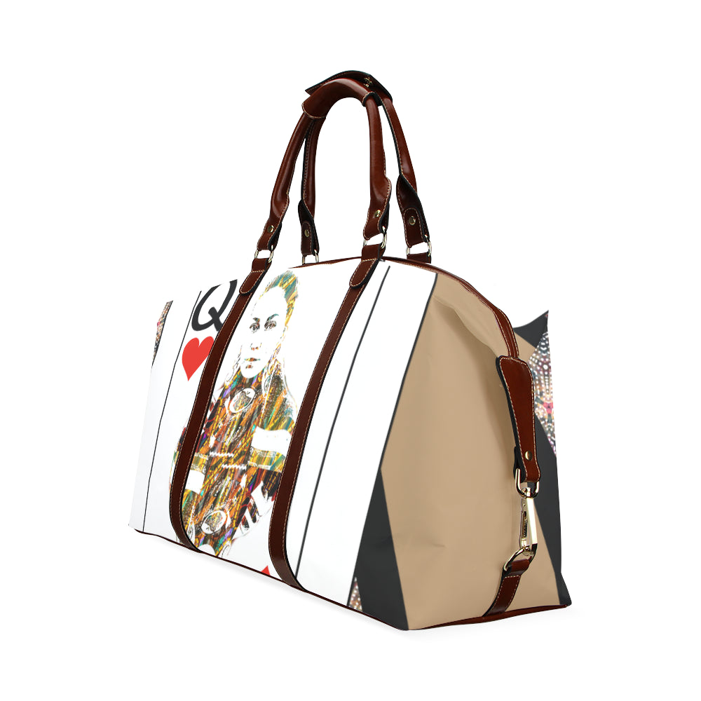 Play Your Hand...Queen Heart No. 4 Travel Bags