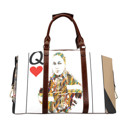 Play Your Hand...Queen Heart No. 4 Travel Bags