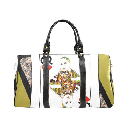 Play Your Hand...Queen Heart No. 4 Travel Bags