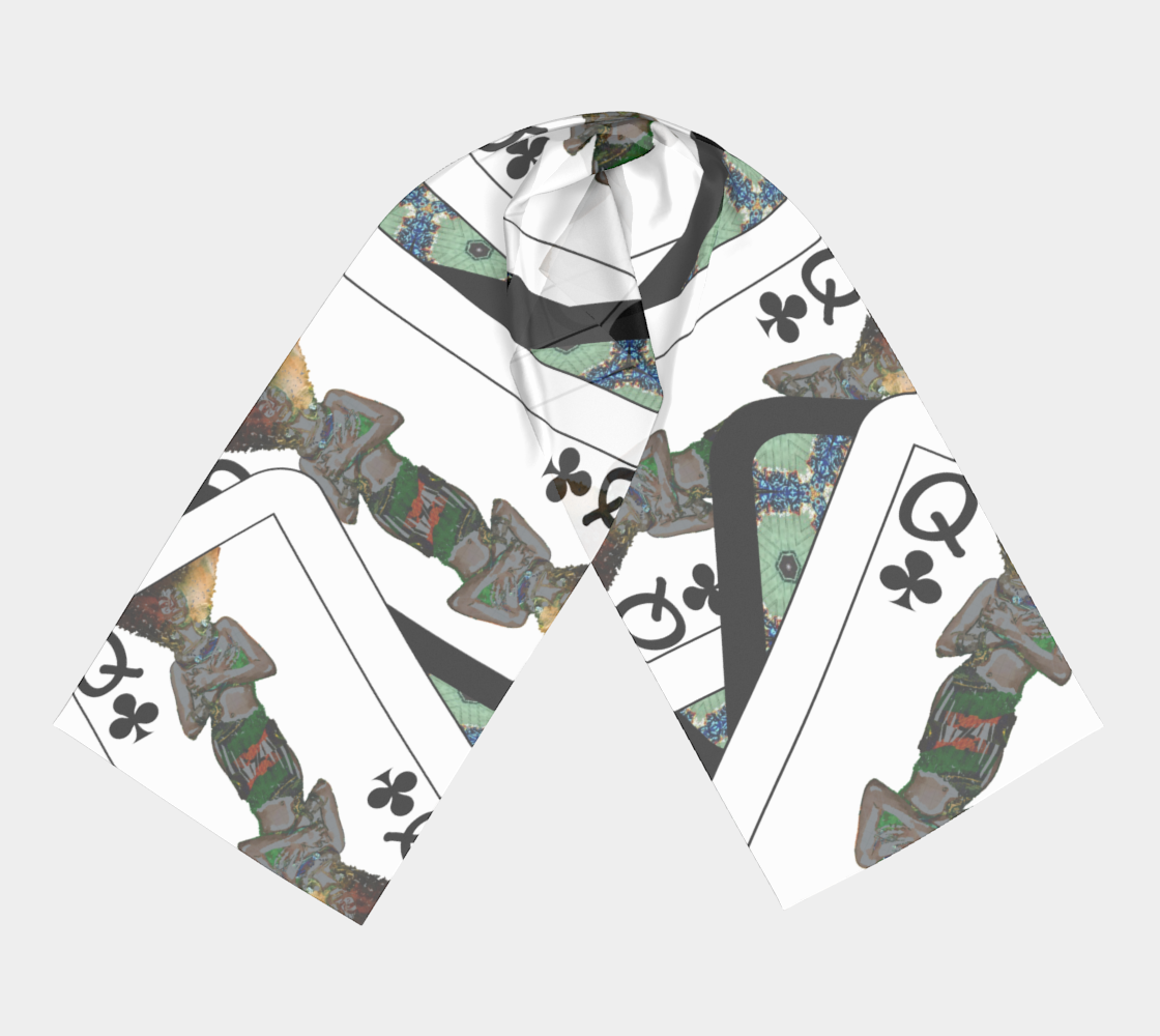 Play Your Hand...Queen Club No. 1 Scarves