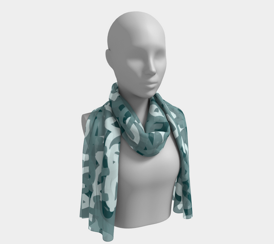 Love All Day Green Scarves