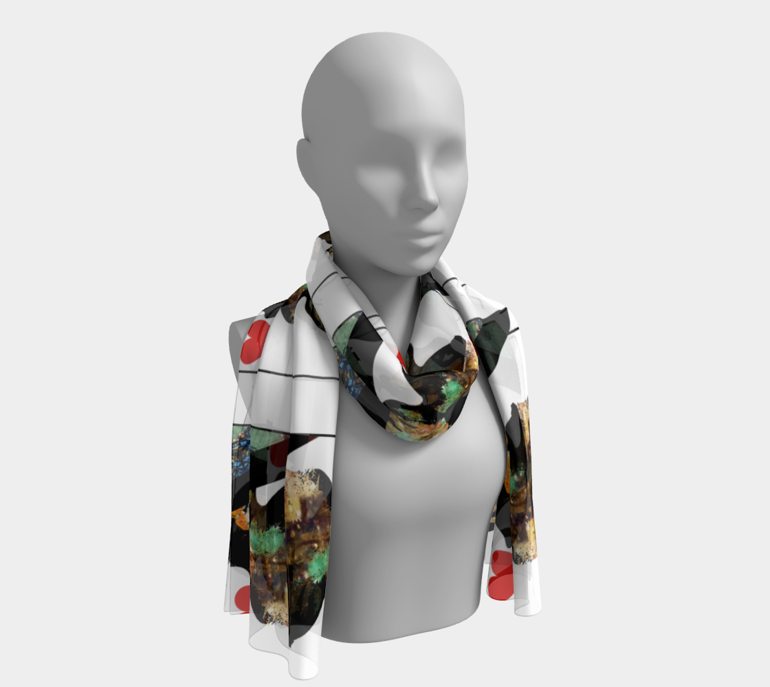 Play Your Hand...Queen Heart No. 1 Scarves