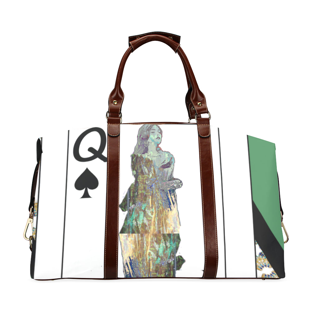 Play Your Hand...Queen Spade No. 3 Travel Bags