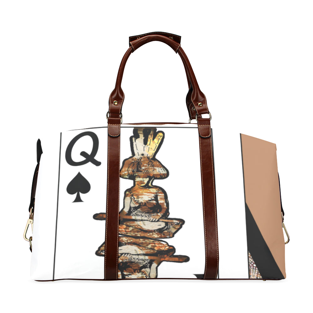 Play Your Hand...Queen Spade No. 4 Travel Bags