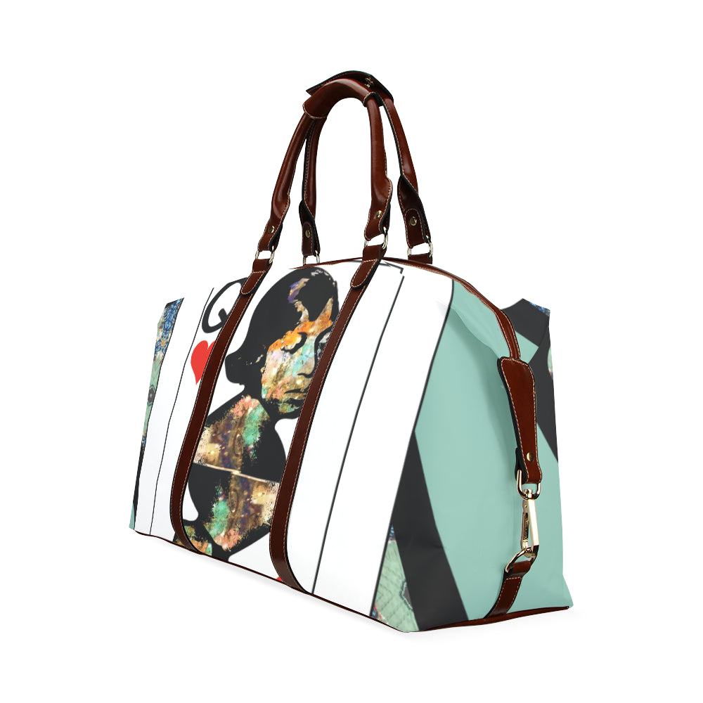 Play Your Hand...Queen Heart No. 1 Travel Bags