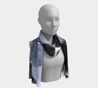 Love Lives Black and White Scarves