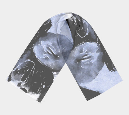 Love Lives Black and White Scarves